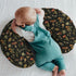 Vintage Mushroom Life Baby Nursing Pillow Covers for Boy Girl Retro Mushroom Leaves Floral Nursery Pillowcase