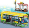WEMEWEME City Bus Building Blocks Set for Kids 6+, 386PCS Pushable Bus Toy
