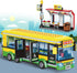 WEMEWEME City Bus Building Blocks Set for Kids 6+, 386PCS Pushable Bus Toy