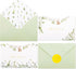 Crisky Sage Green Baby Shower Thank You Cards with Envelopes & Stickers(50
