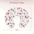Nursing Pillow Cover, Stretchy and Soft Pillow Slipcover for Baby Boys Girls, Breastfeeding Pillow Covers for Newborn