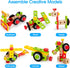 Set 3 4 5 44 Kids Tool Toy with Drill, Stem Montessori Toys for Years Old Boy Girl, Pcs Wooden Toddler Tool Kits Inc