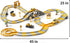 TEMI 236 PCS Construction Toys Race Tracks for 3-6 Year Old Boys, Flexible Track Playset with Construction Cars