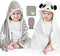 Hooded Baby Bath Towels Set of 2-4 Piece Bamboo Bath Essential Must