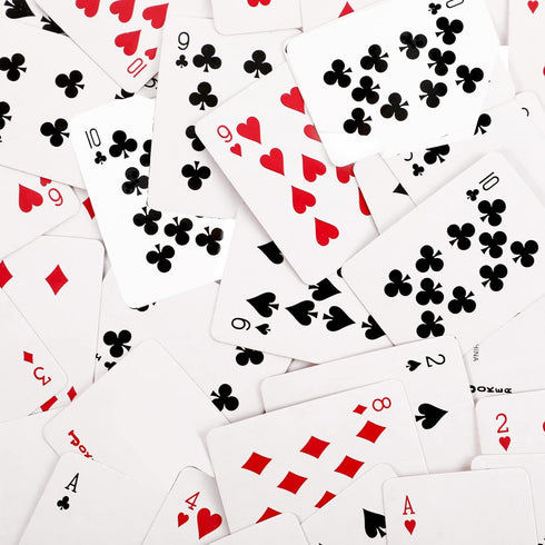 Zhanmai 2 Decks of Mini Playing Cards - Tiny Cards for Party Game Supply, 2.2 x 1.57 Inches
