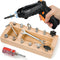 SANANT Montessori Screwdriver Board Set with Electric Drill, Wooden Montessori Busy Board Toys