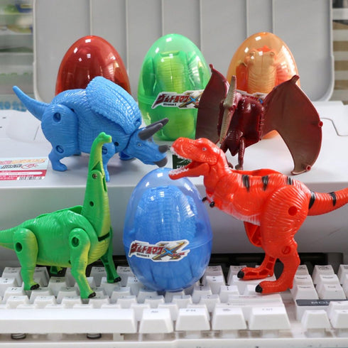 4 Pack Hatching Dinosaur Eggs Toys for Kids 3+, Magic Egg that Hatches Dinosaurs for Boy Girl Dino Fans (Random Color)