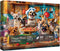 Dog Puppy Pizza Puzzles for Adults 1000 Pieces, Food Kitchen Jigsaw Puzzle, Animals Funny Puzzles