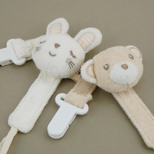 2 Pack Pacifier Clip, Baby Pacifier Holder for Boys and Girls Fits Many Pacifiers & Baby Teething Toys, Ideal Baby Gift