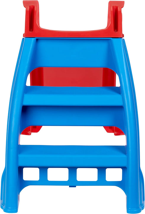 Little Tikes First Slip And Slide Playset, Easy Set Up for Indoor Outdoor Backyard, Safe Toy for Kids, Red/Blue,