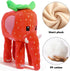 EYJVAF 9.8-Inch, Strawberry Elephant Plush Cute Stuffed Animal Inspired by Steal a Brainrot Style, Soft Kawaii Plushie