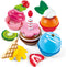 Hape Cupcakes | Colorful Wooden Cupcakes, ChildrenS Pretend Play Food Kitchen Toy