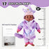 15 Inch 3+ BABESIDE Black Baby Dolls, Realistic Cute Soft Body Baby Doll Real Life Baby Dolls with Accessories for Year