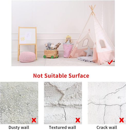 Playroom Wall Decor - Kids Playroom Wall Decals, DIY Stickers for Nursery Decoration, Share Imagine Laugh