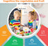 CUTE STONE Play Kitchen Accessories Toy - Play Food Sets for Kids Kitchen, Toddler Kitchen Playset
