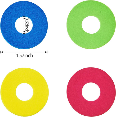 60 4 cm Colorful Foam Disc Shooters - Flying Toys for Remote Control Robots