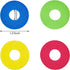 60 4 cm Colorful Foam Disc Shooters - Flying Toys for Remote Control Robots