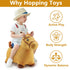 18 2 3 4 iPlay, iLearn Bouncy Pals Hopping Horse, Toddler Girl Boy Inflatable Bouncing Animal Hopper Toy, Outdoor