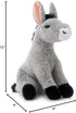 12 Inches The Petting Zoo Donkey Stuffed Animal Plushie, Gifts for Kids, Wild Onez Farm Animals, Donkey Plush Toy