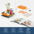 Sunset-Stopover Set Set 455 Lumibricks City Lighting-Building-Bricks - Road Trip Car Station Modular Collection LED