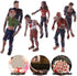 6 Pcs Zombie Dolls Action Figures, Walking Dead Toys for Halloween Party Decorations, Gifts for Kids