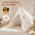wilwolfer Kids Teepee Tent for Girls or Boys with Carry Case, Foldable Play Tent for Toddler Suit for Indoor
