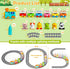 1 2 3 Set Counting, 18M+ Toddler Toys for Year Old, Electric Farm Animal Train with Music, Lights & Steam, Montessori