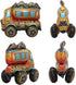RUIANSI 4D (3D Self standing Aluminum foil balloon toy armed forces digger engineering vehicle children birthday