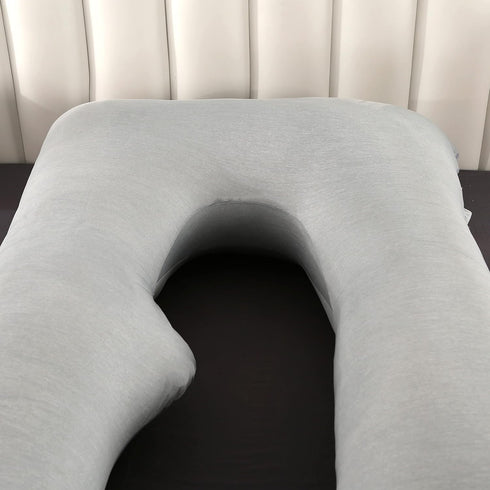 BATTOP Pregnancy Pillows for Sleeping,Full Body Maternity Pillow with Cooling Cover,Support for Back,Hips,Legs,Belly