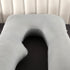 BATTOP Pregnancy Pillows for Sleeping,Full Body Maternity Pillow with Cooling Cover,Support for Back,Hips,Legs,Belly