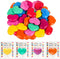 Ulema 28Pcs Colorful Heart Crayons with Cards, Valentines Day Gifts for Classroom, Girl