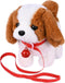 WorWoder Interactive Electronic Plush Saint Bernard Toy Puppy - Walking, Barking, Tail Wagging Companion for Kids