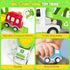 7-in-1 2 3 4 5 17" 6 2-5 Toddler Truck Toys for Year Old Boys - Longer Transport Eco Truck with Cute Pull Back Cars