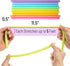 9 Pack, Mr. Pen- Monkey Noodles Fidget Toy, Marshmallow Playground Color Theme, Colorful Non-Toxic Silicone, Stretchy