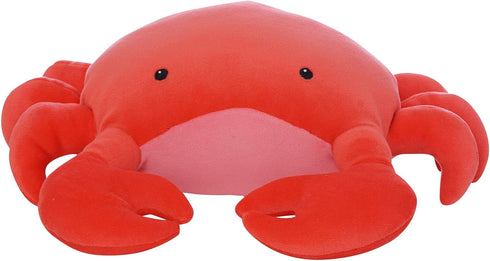 12" Manhattan Toy Crabby Abby Velveteen Sea Life Toy Crab Stuffed Animal