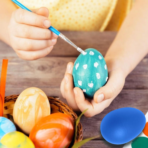 18 PCS Plastic Egg Shaker Set (9 Color), Musical Hand Percussion Shakers, Egg Maracas Instruments for Music Learning DIY