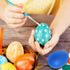 18 PCS Plastic Egg Shaker Set (9 Color), Musical Hand Percussion Shakers, Egg Maracas Instruments for Music Learning DIY