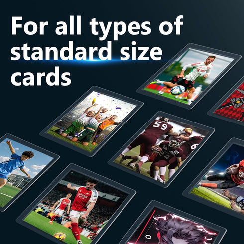 Eliamo 600 Pack 300 Pack 3"x4" 300 Pack Top Loaders for Cards, Hard Plastic Card Sleeves and Penny Card Sleeves