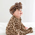 YanJie Hairband - Soft Velvet Baby Headbands with Big Bows in Leopard Color for Baby Girls from Newborn to Toddler