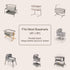 20 33, 3 Pack Bedside Sleeper Bassinet Fitted Sheets x Baby Delight Beside Me