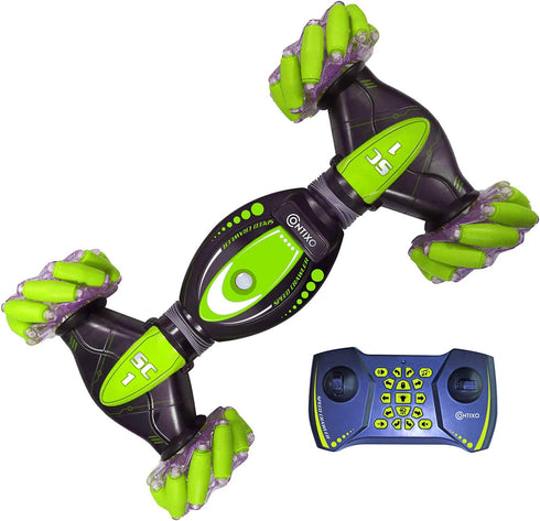 Contixo SC1 All Terrain Speed Crawler RC Stunt Car, 4WD Remote Control Car with Gesture Sensor, Kids Toy Cars