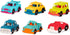B. toys Happy Cruisers Mini Vehicles - Sports, Police, Pickup, Roadster, Taxi, 4x4 (6 Count)
