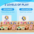 BenBen Educational Toys - Montessori 110 Flash Cards CVC Word Builder for Kids 3-6, Alphabet Learning and Spelling Games