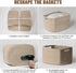 5 Pack Closet, Woven Storage Baskets for Shelves, Decorative Basket Organizer Storage Bins for Toys, Books, Clothes