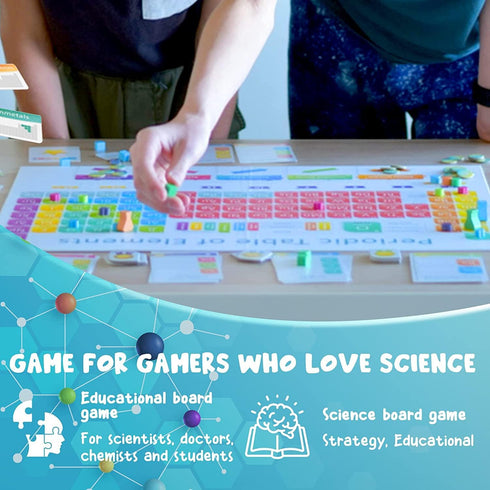 Periodic: A Game of the Elements - Strategy Board Game About Atoms, Elements & Compounds