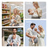 6-in-1 Baby Carrier, Ergonomic Baby Carrier Newborn to Toddler, Safety-Certified Infant Toddler Carrier with Hip Seat
