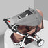 Universal Stroller Sun Protection, Baby Carriage UV Shelter with Mesh Window and Water Resistance