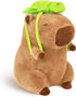 Loskv Capybara Plush 11.8 inch with Turtle Backpack Soft Capybara Stuffed Animals Capybara