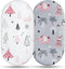 Bassinet Sheets 2-Pack for Newborn Baby Boy and Girl Gender Neutral, Soft
