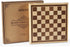 VAMSLOVE 13" Chess Chinese Checkers 2 in 1 Wooden Board Game Set with Pieces Storage Drawer, Bonus Marbles for Birthday